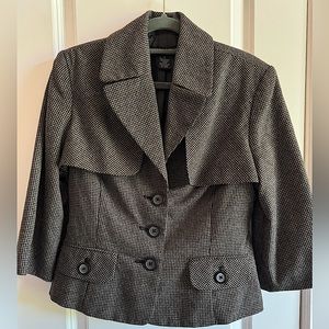 LARRY LEVINE STRETCH BLAZER JACKET